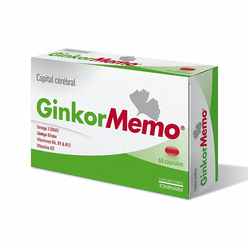 GINKOR Mémo - boîte de 60 capsules