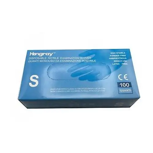 Hongray Gants Nitrile Taille S 100 Pièces