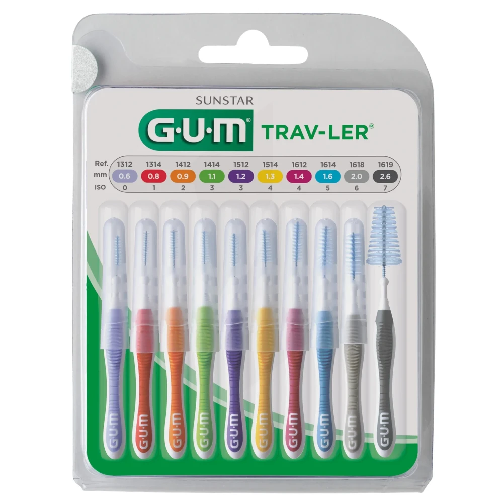 Gum Travler Multipack Brossette Inter-dentaire Boîte De 10