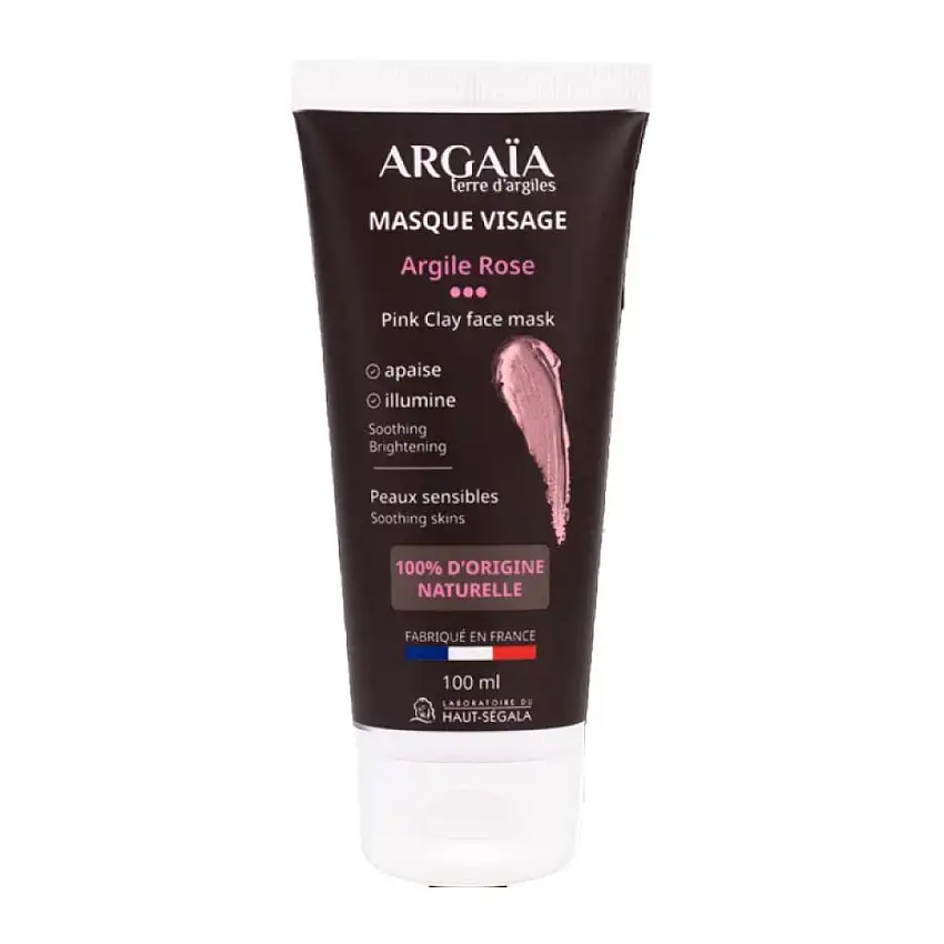 Haut Ségala - Argaïa Masque visage argile rose - 100ml
