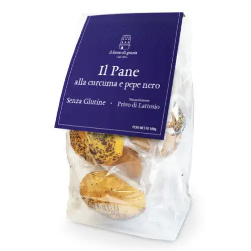 Il Forno di Grazia Pain au Curcuma et Poivre Noir 200g