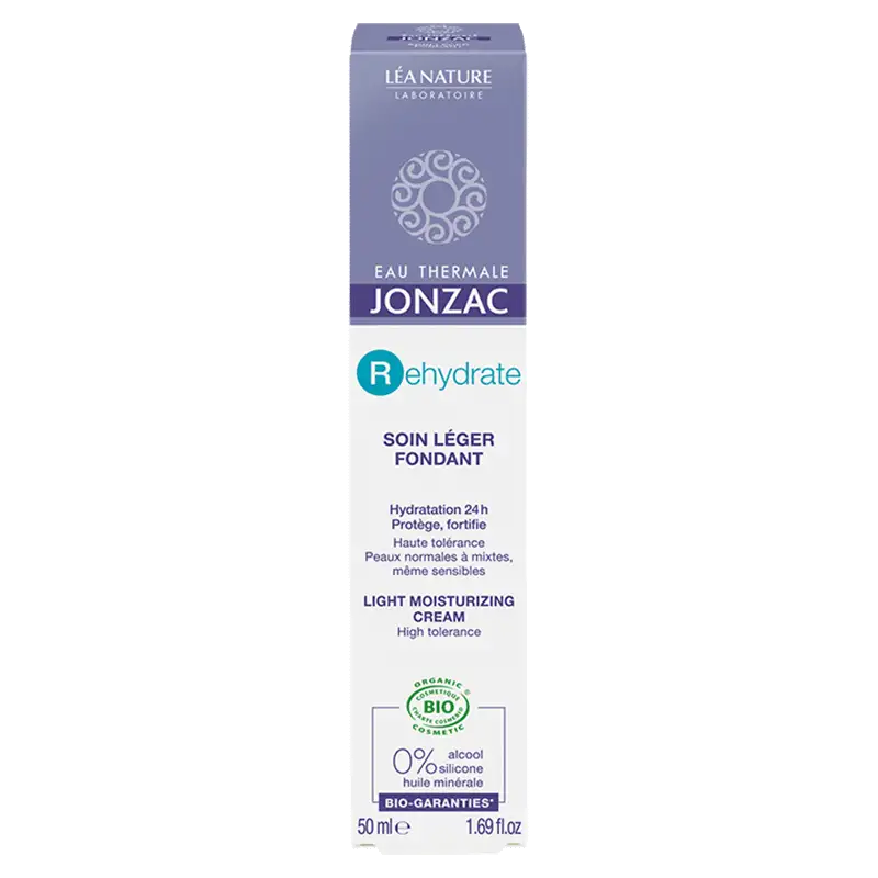 JONZAC REHYDRATE soin fondant léger BIO 50 ml