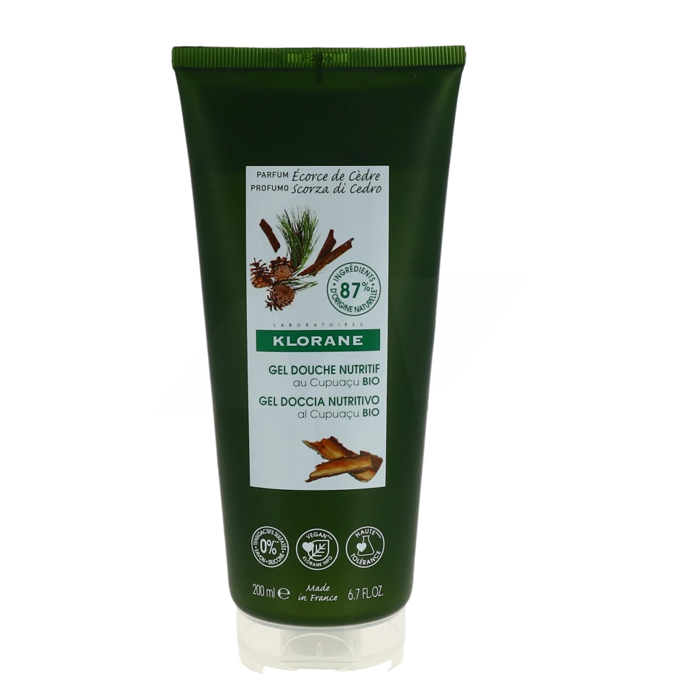 Klorane Ecorce De Cèdre Gel Douche 200 Ml