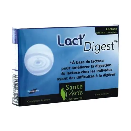 Digestion Lact'Digest 15 Comprimés