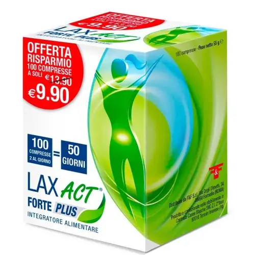 Lax Act Forte Plus F&F 100 Comprimés