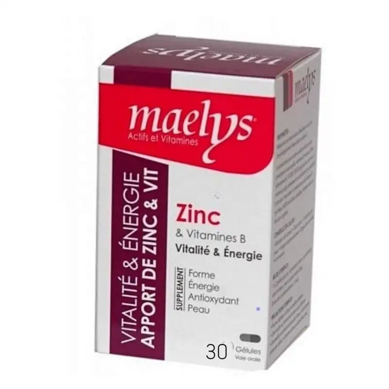MAELYS Zinc boite 30 gélules