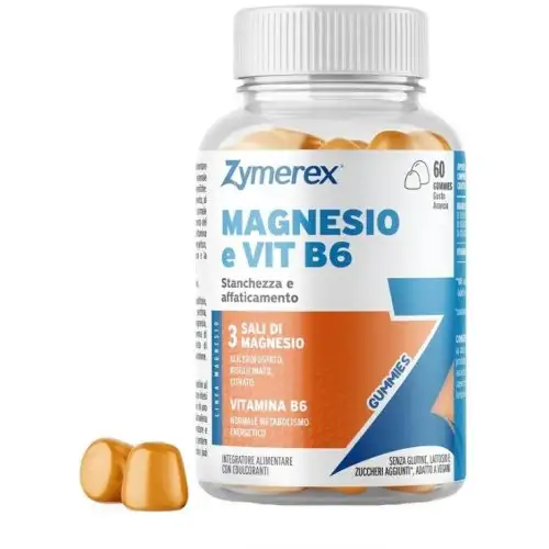 MAGNESIO e VIT B6 Zymerex® 60 Gummies