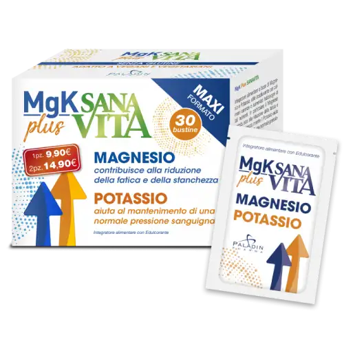 MGK Plus Magnésium Potassium SANAVITA 30 Sachets
