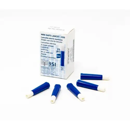 Lancettes G23 Type XXIIB Biochemical System 25 Lancettes Autopiqueur
