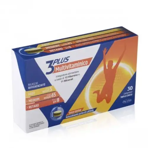 Multivitaminico 3Plus Syrio 30 Compresse