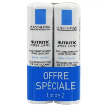 Nutritic Lèvres - Lot de deux - 4,7 ml