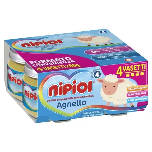 Agneau Homogénéisé Nipiol 4x80g