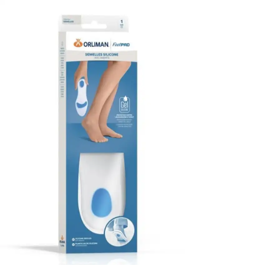 ORLIMAN - Semelles silicone avec inserts Taille 0