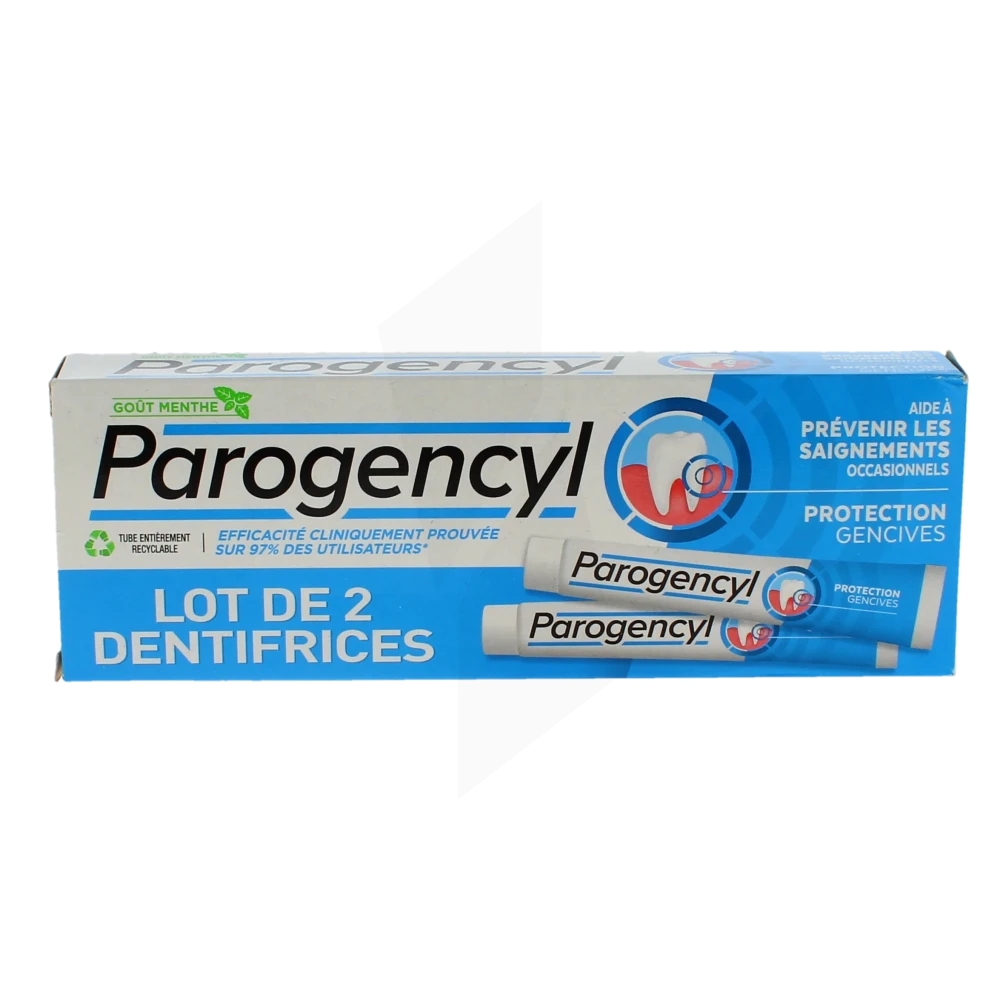 Parogencyl Dentifrice PrÉvention Gencives 2 Tubes De 75 Ml