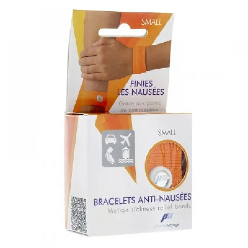 Pharmavoyage - bracelets anti-nausées Taille S orange