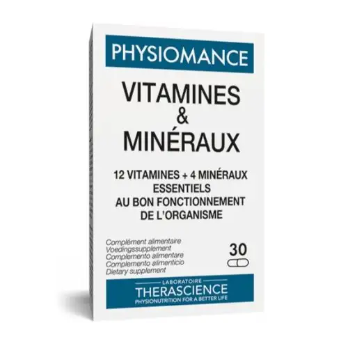 Physiomance Vitamines & Minéraux Therascience 30 Gélules