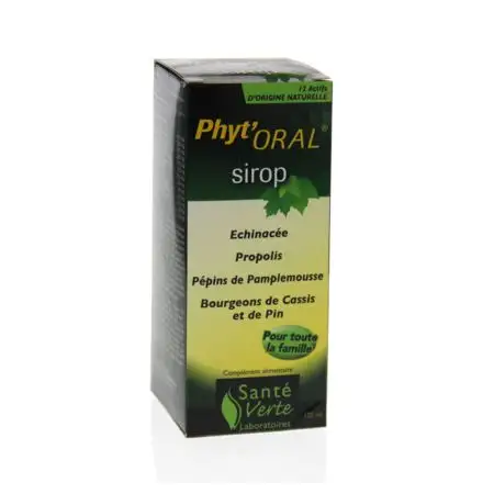 Produits pour les Végétariens Phyt'ORAL Sirop Complément Alimentaire Végétal  125 ml