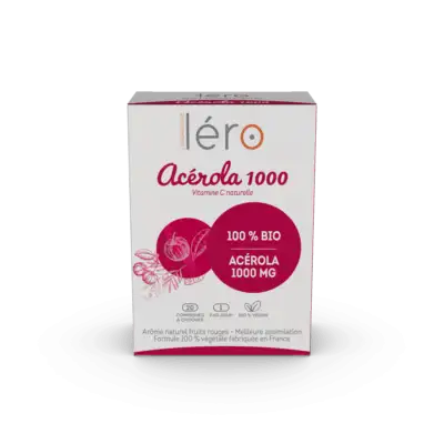 Léro Acérola 1000 bio 20 comprimés  à croquer