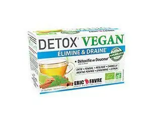 Eric Favre Vegan Detox Élimine et Draine 20 Sachets