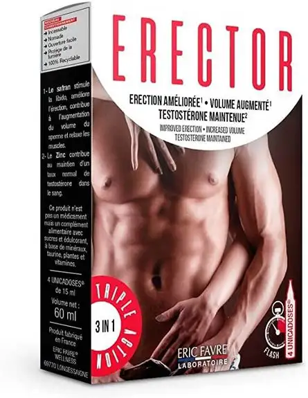 Eric Favre Erector - Shot libido, triple action 4 doses