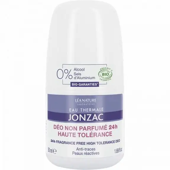 Jonzac Déo Non Parfumé 24H Haute Tolérance Bio 50 ml