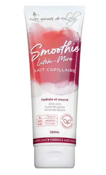 Les secrets de Loly Smoothie Litchi-Mûre Lait capillaire - 250ml