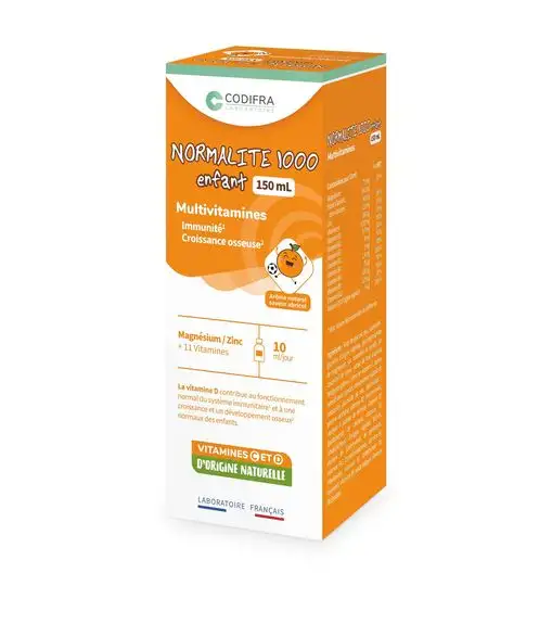 Normalite 1000 enfant Sirop multivitamines 150ml Codifra