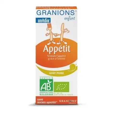 Granions Enfant Appétit sirop bio 125 ml