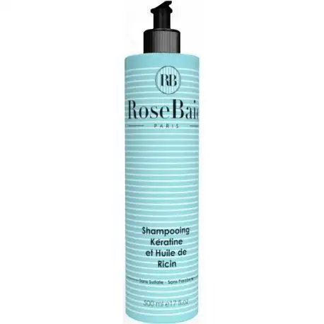 RoseBaie Shampooing Keratine Et Huile De Ricin - 500 ml