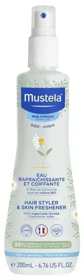 Mustela Eau Rafraîchissante et Coiffante Bio 200 ml