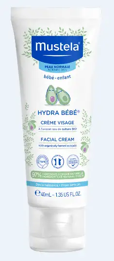 Mustela Hydra Bébé Crème Visage 40 ml
