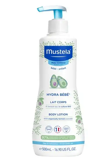 Anti gaspi 02/26 Mustela Hydra Bébé Lait Corps à l'Avocat 500 ml