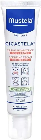 Mustela Cicastela Crème Réparatrice Peaux Irritées 40 ml