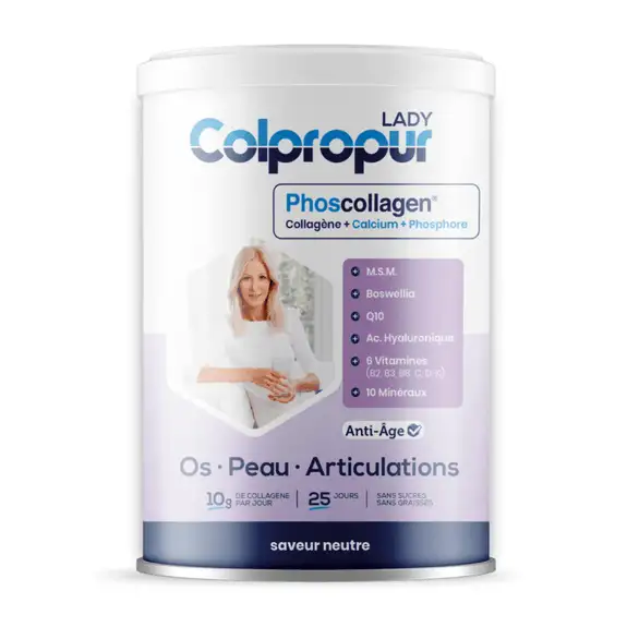 Colpropur Lady Anti-âge Os-Peau-Articulations Saveur Neutre 25 jours