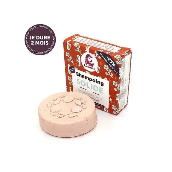 Lamazuna Shampoing solide cheveux normaux huile d'Abyssinie 70g