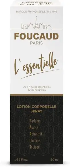 Foucaud L'essentielle Flacon de verre TOUR EIFFEL Spray 50 ml