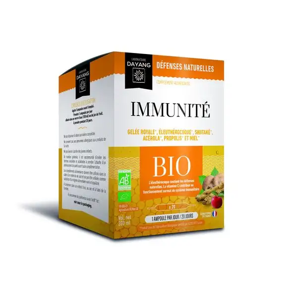 Dayang Immunité BIO 20 ampoules