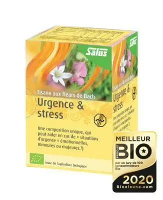 Salus Tisane aux fleurs de Bach urgence et stress bio 15 sachets