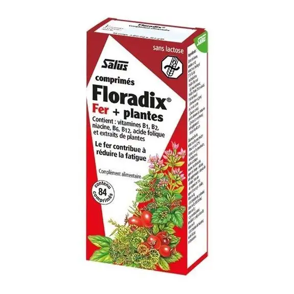 Salus Floradix Fer + Plantes 84 comprimés