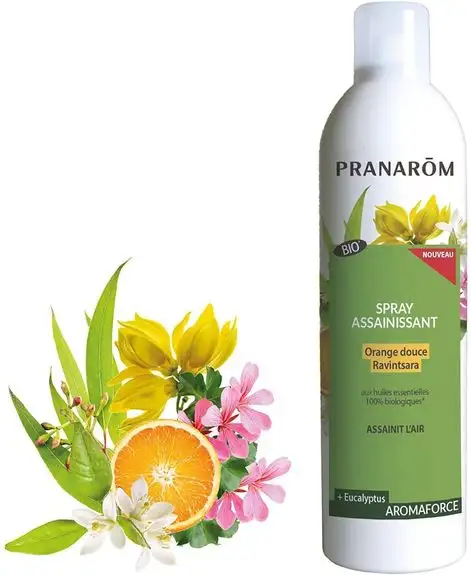 Pranarôm Spray Assainissant aux Huiles Essentielles Bio 400ml