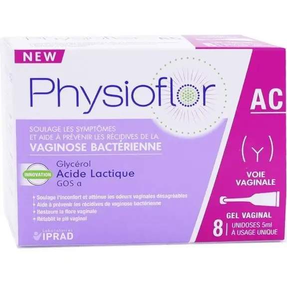 Physioflor AC gel vaginal 8 unidoses Iprad