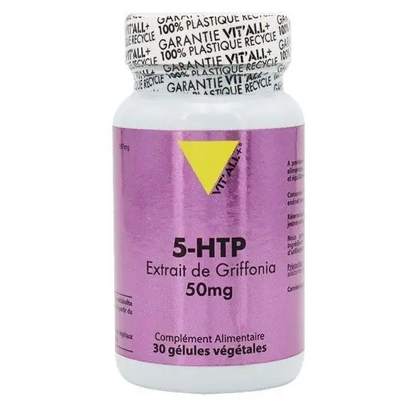 Vitall+ 5-HTP 50mg  30 gélules végétales