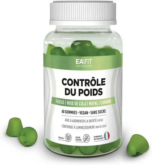 Ea Fit controle du poids 60 gummies vegan sans sucre