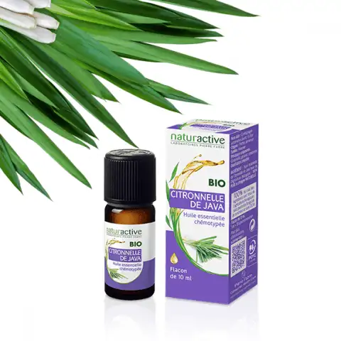 Naturactive Huile Essentielle Bio citronnelle de java 10ml