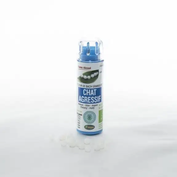 Kosmeo Fleurs de Bach Complexe chat agressif Bio - 130 granules