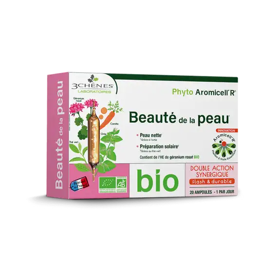 3 Chênes Phyto Aromicell R Bio Beauté Peau 20 ampoules