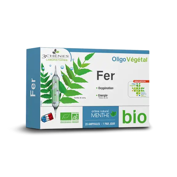 Anti gaspi 11/25 3 Chênes Oligo végétal Bio Fer 20 ampoules