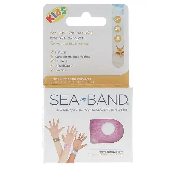 Sea Band - Bracelets Enfant  - 2 Bracelets rose