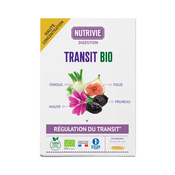 Nutrivie Complexe Transit BIO 20 ampoules