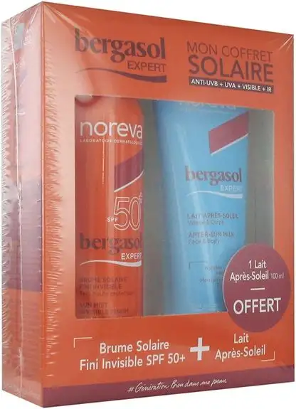 Anti gaspi 01/26 Bergasol Expert Brume Solaire SPF50+ 150 ml + Lait Après-Soleil 100ml